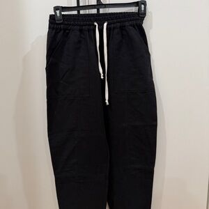 Apiece Apart Black Drawstring Pants